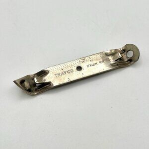 Vintage 50s Travco Brooklyn NY Metal Can & Bottle Opener Mid Century Bar MCM